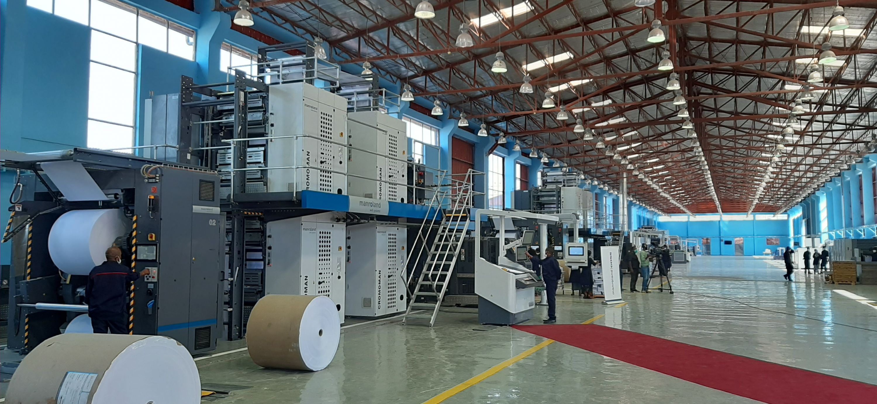 First textbook printing plant in Ethiopia with manroland Goss web